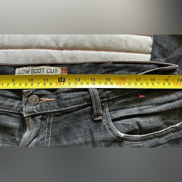 Levi’s 527 Low Boot Cut Jeans 38x30 Black Jeans - Picture 7 of 7